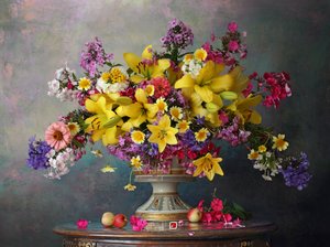 Vibrant Floral Still Life