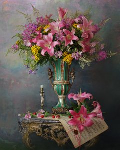 Vibrant Floral Still Life