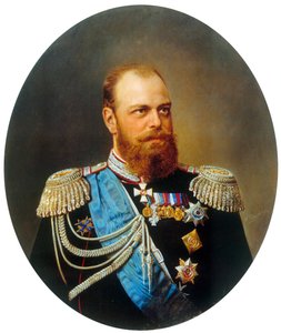 Portrait of the Emperor Alexander III by Andrey Nikolayevich Shilder