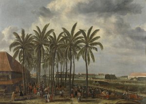 The Castle of Batavia, 1661 by Andries Beeckman