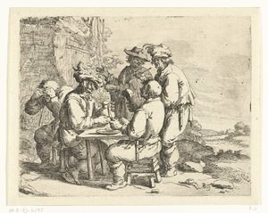 Drunken Peasants at a Table