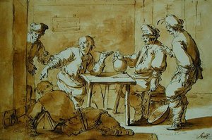 In the Bar, 1633 by Andries Both