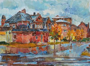 Autumn City Reflections