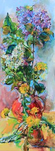 Colorful Lilac Still Life