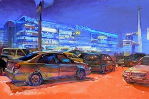 Colorful Night Street