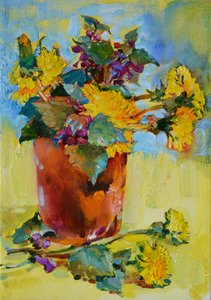Dandelion Wildflower Bouquet
