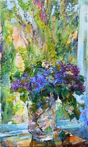 Spring Lilacs Still Life