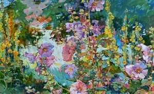 Vibrant Garden Flowers by Andrii Kutsachenko