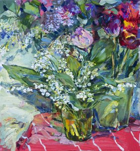 Vibrant Spring Flowers by Andrii Kutsachenko