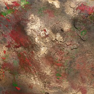 Gilded Grunge Abstract