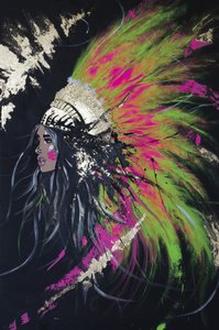Vibrant Feather Headdress