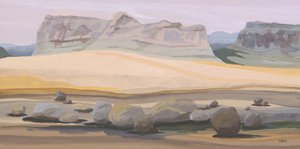 Desert Rock Formations by Angela Seear