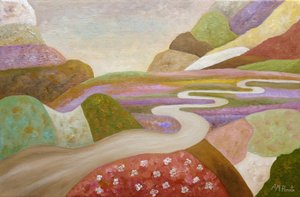 Colorful Winding Path