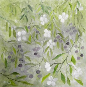 Flowering Olive Branches by Angeles M. Pomata