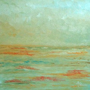 Misty Sea Horizon