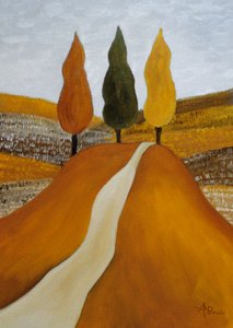Three Trees Winding Path