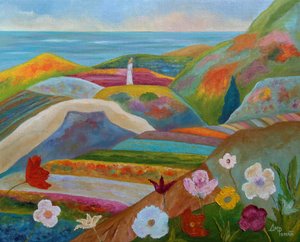 Vibrant Coastal Landscape
