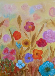 Vibrant Garden Blooms