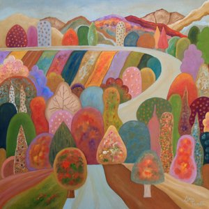 Vibrant Imaginary Landscape