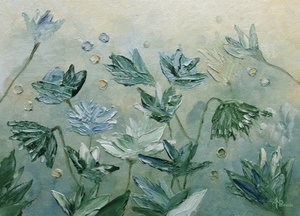 Water Garden Blooms by Angeles M. Pomata
