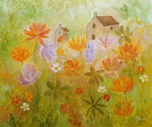 Whimsical Flower Garden