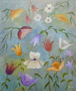 Whimsical Garden Flowers