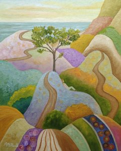Whimsical Hillside Paths