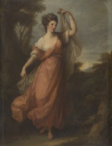 A Dancing Young Woman as Terpsichore by Angelica Kauffmann