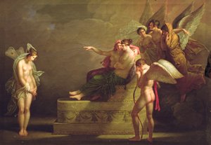 Scene from the Legend of Amour and Psyche by Angelica Kauffmann
