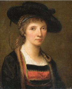 Self-portrait by Angelica Kauffmann
