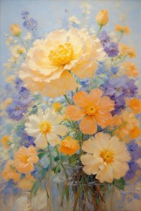 Florals 43, c.2022 by Angelita Hawke