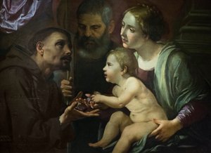 Holy Family with Saint Francis of Assisi