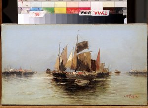 Sailing Boats by Angelo Maria Costa