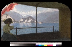 A Boat on Lake Maggiore