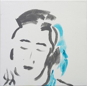 Portrait of a Serene Woman by Angie Kenber