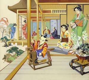 18th century Japanese house by Angus McBride