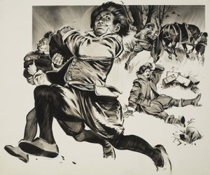 Boy Running by Angus McBride