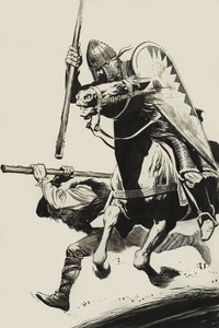 Chased by a Norman by Angus McBride