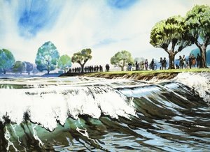 Famous Rivers -- The Severn: The Severn Bore by Angus McBride
