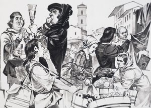 Florentine Trading by Angus McBride
