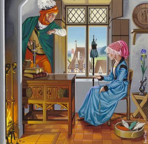 German Home of the Late 15th Century by Angus McBride