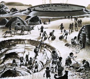 In Britain 4,000 Years Ago by Angus McBride