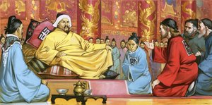Marco Polo at the Court of Kublai Khan by Angus McBride