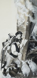 Men with Pigs by Angus McBride