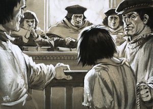Prisoners Could Expect No Mercy from the Dreaded Court of Star Chamber by Angus McBride