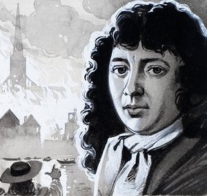 Samuel Pepys and the Great Fire of London by Angus McBride