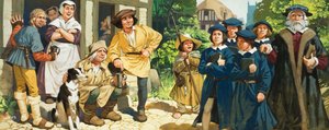 School Children and their Master by Angus McBride