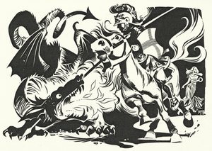 St George and the Dragon by Angus McBride