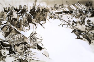 The French invade Algeria by Angus McBride