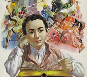 The young Heinrich Schliemann dreaming of a vanished Troy